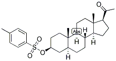 5ALPHA-PREGNAN-3BETA-OL-20-ONE 3-P-TOLUENESULFONATE Struktur