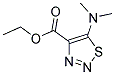 ETHYL 5-(DIMETHYLAMINO)-1,2,3-THIADIAZOLE-4-CARBOXYLATE Struktur