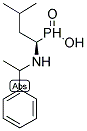 N-(1-(R)-METHYLBENZYL)-(R)-1-AMINO(3- METHYLBUTANE) PHOSPHINIC ACID Struktur