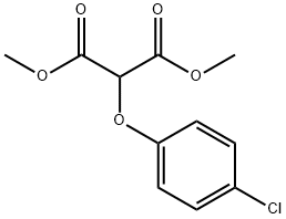 DIMETHYL 2-(4-CHLOROPHENOXY)MALONATE Struktur