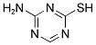 4-AMINO-1,3,5-TRIAZINE-2-THIOL Struktur