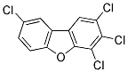 2,3,4,8-TETRACHLORODIBENZOFURAN Struktur