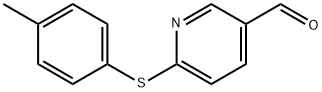 6-[(4-METHYLPHENYL)SULFANYL]NICOTINALDEHYDE Struktur