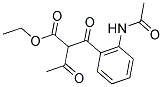 ETHYL 2-[2-(ACETYLAMINO)BENZOYL]-3-OXOBUTANOATE Struktur