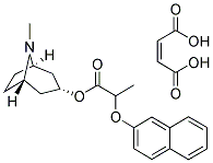 TROPANYL 2-NAPHTHOXYPROPIONATE MALEATE Struktur