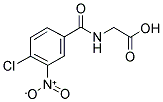 (4-CHLORO-3-NITRO-BENZOYLAMINO)-ACETIC ACID Struktur