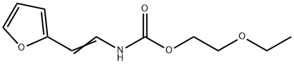 2-ETHOXYETHYL N-[2-(2-FURYL)VINYL]CARBAMATE Struktur