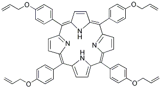 5,10,15,20-TETRAKIS[4-(ALLYLOXY)PHENYL]-21H,23H-PORPHINE Struktur