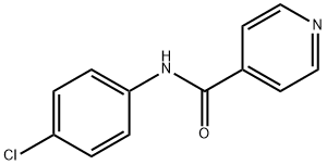 N-(4-CHLOROPHENYL)ISONICOTINAMIDE Struktur