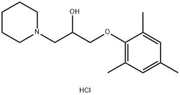 1-(MESITYLOXY)-3-PIPERIDIN-1-YLPROPAN-2-OL HYDROCHLORIDE Struktur