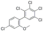 2-METHOXY-2',3',4,4',5'-PENTACHLOROBIPHENYL Struktur