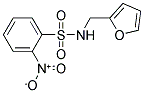 N-(2-FURYLMETHYL)-2-NITROBENZENESULFONAMIDE Struktur