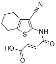 3-(3-CYANO-4,5,6,7-TETRAHYDRO-BENZO[B]THIOPHEN-2-YLCARBAMOYL)-ACRYLIC ACID Struktur