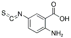 2-AMINO-5-ISOTHIOCYANATOBENZOIC ACID Struktur