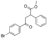 METHYL 4-(4-BROMOPHENYL)-4-OXO-2-PHENYLBUTANOATE Struktur