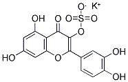 QUERCETIN-3-O-SULFATE POTASSIUM SALT Struktur