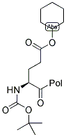 BOC-GLU(OCHX)-PAM RESIN Struktur