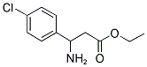 3-AMINO-3-(4-CHLORO-PHENYL)-PROPIONIC ACID ETHYL ESTER Struktur