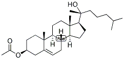 5-CHOLESTEN-3-BETA, 20-ALPHA-DIOL 3-ACETATE Struktur