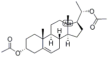 5-PREGNEN-3-ALPHA, 20-ALPHA-DIOL DIACETATE Struktur