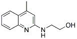 2-(2-HYDROXYETHYL)AMINO-4-METHYLQUINOLINE Struktur