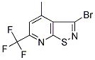 3-BROMO-4-METHYL-6-(TRIFLUOROMETHYL)ISOTHIAZOLO[5,4-B]PYRIDINE Struktur