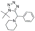 1-[(1-TERT-BUTYL-1H-TETRAZOL-5-YL)(PHENYL)METHYL]PIPERIDINE Struktur