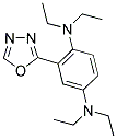 2,5-BIS(DIETHYLAMINO)PHENYL-1,3,4-OXADIAZOLE Struktur