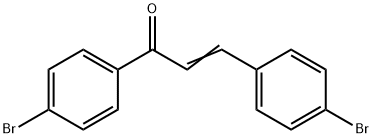 1,3-BIS-(4-BROMO-PHENYL)-PROPENONE Struktur