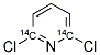 2,6-DICHLOROPYRIDINE, [2,6-14C] Struktur