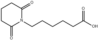 6-(2,6-DIOXOPIPERIDIN-1-YL)HEXANOIC ACID Struktur