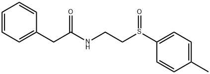 N-(2-[(4-METHYLPHENYL)SULFINYL]ETHYL)-2-PHENYLACETAMIDE Struktur