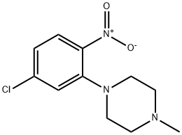 1-(5-CHLORO-2-NITRO-PHENYL)-4-METHYL-PIPERAZINE Struktur