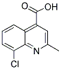 8-CHLORO-2-METHYLQUINOLINE-4-CARBOXYLIC ACID Struktur