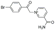 3-(AMINOCARBONYL)-1-[2-(4-BROMOPHENYL)-2-OXOETHYL]PYRIDINIUM Struktur