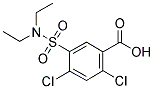 2,4-DICHLORO-5-DIETHYLSULFAMOYL-BENZOIC ACID Struktur