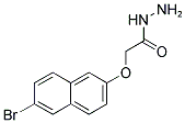 (6-BROMO-NAPHTHALEN-2-YLOXY)-ACETIC ACID HYDRAZIDE Struktur