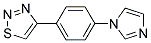 4-[4-(1H-IMIDAZOL-1-YL)PHENYL]-1,2,3-THIADIAZOLE Struktur