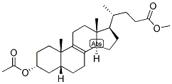 8,5BETA-CHOLENIC ACID-3ALPHA-OL 3-ACETATE METHYL ESTER Struktur