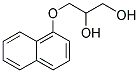 2,3-DIHYDROXY-1-(1-NAPHTHALENOXY)PROPANE Struktur