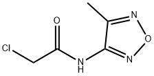 2-CHLORO-N-(4-METHYL-FURAZAN-3-YL)-ACETAMIDE Struktur