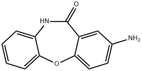 2-AMINO-10H-DIBENZO[B,F][1,4]OXAZEPIN-11-ONE Struktur