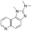 1-METHYL-2-DIMETHYLAMINO-IMIDAZO[4,5-F]QUINOLINE Struktur