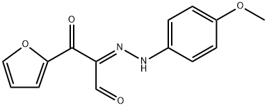 3-(2-FURYL)-2-[2-(4-METHOXYPHENYL)HYDRAZONO]-3-OXOPROPANAL Struktur