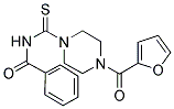 N-((4-(2-FURYLCARBONYL)PIPERAZINYL)THIOXOMETHYL)BENZAMIDE Struktur