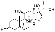 5-PREGNEN-3-BETA, 11-BETA, 17,20-ALPHA-TETROL Struktur