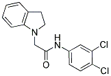 N-(3,4-DICHLOROPHENYL)-2-(2,3-DIHYDRO-1H-INDOL-1-YL)ACETAMIDE Struktur