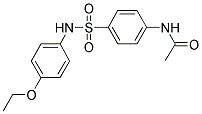 N-[4-(4-ETHOXY-PHENYLSULFAMOYL)-PHENYL]-ACETAMIDE Struktur