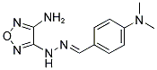 4-(DIMETHYLAMINO)BENZALDEHYDE (4-AMINO-1,2,5-OXADIAZOL-3-YL)HYDRAZONE Struktur