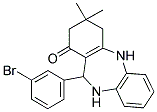 2,10-DIAZA-9-(3-BROMOPHENYL)-5,5-DIMETHYLTRICYCLO[9.4.0.0(3,8)]PENTADECA-1(11),3(8),12,14-TETRAEN-7-ONE Struktur